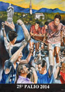 Drappo 25 Palio del vecchio mercato Montebelluna