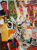 Opera Figurativa intitolata: Omaggio a Renato Guttuso