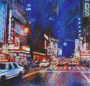 Opera rappresentativa di New York intitolata: <br/>Luci a N.Y.