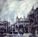Opera rappresentativa di Venezia intitolata: Notturno in piazzetta